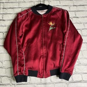 Opening Ceremony L.A. Souvenir Reversible Bomber Jacket - Cherry Red Small